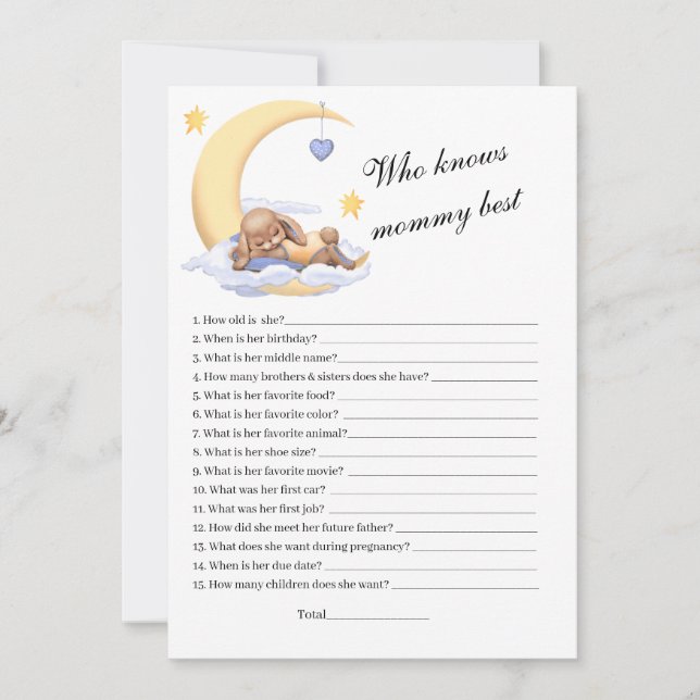 Convite Quem conhece melhor as mamães. (Frente)