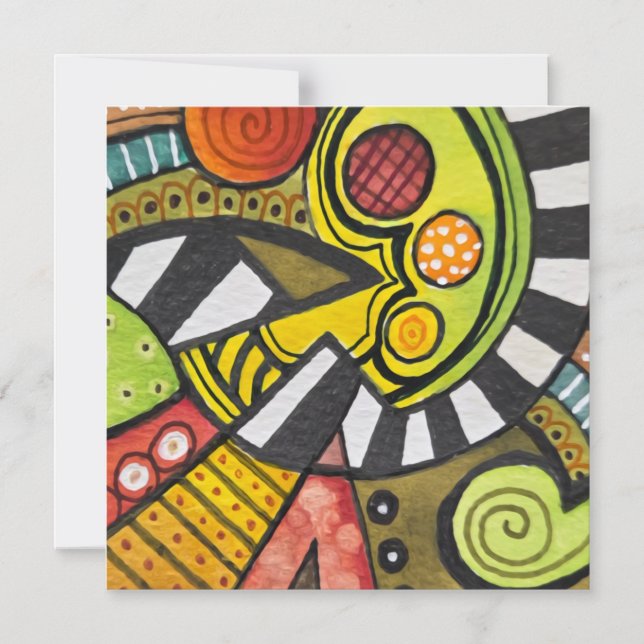 CONVITE QUEM DIVIDIU O MEU TOMATE COM UMA FACA CUBISTA? (Frente)