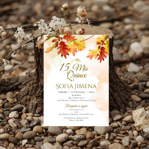 Convite Quincenera para Boho Espanhol
