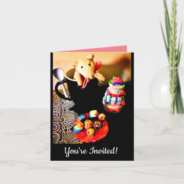 Convite Rato Pequeno (Frente)