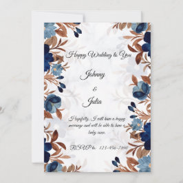 Convite Real de Casamento Elegante