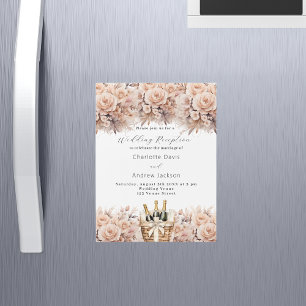 Convite Recepção de casamento de luxo do cabaz de rosas
