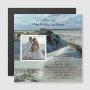 Convite Recepção Recepcionada de Casamento Privado de Duna