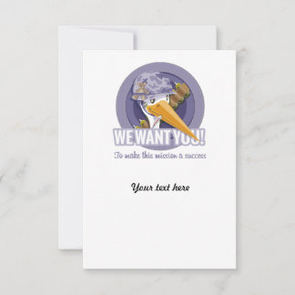 Convite Recruting baby shower