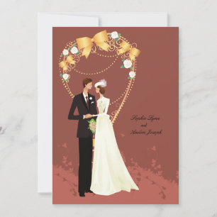 Convite régio do vintage