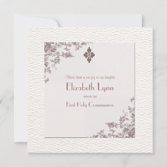 Convite Religioso às Rosa Antigas (Frente)