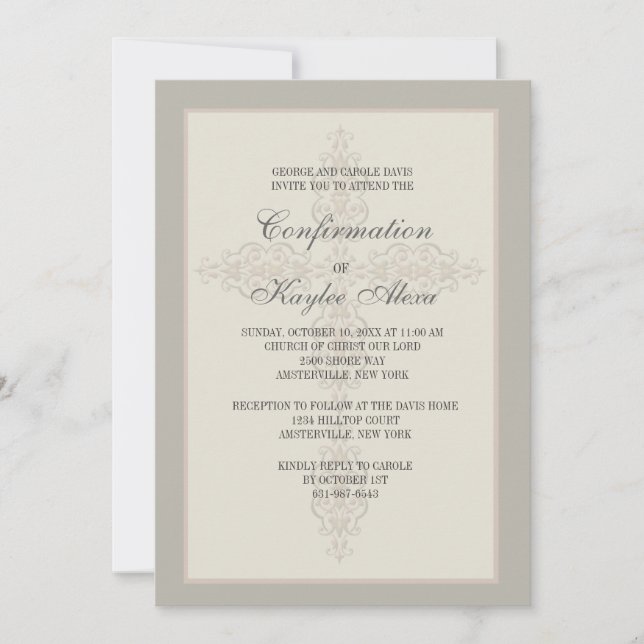 Convite Religioso Cruzado (Frente)