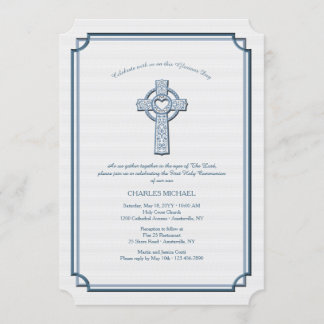Convite Religioso Cruzado Revertido