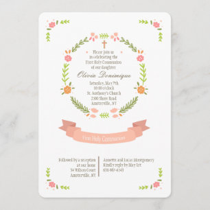 Convite religioso da celebração pura