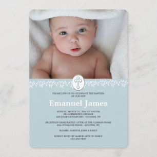 Convite Religioso para Fotos da Cruz Santa