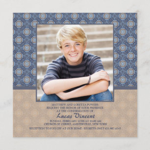 Convite Religioso para Fotos Justo