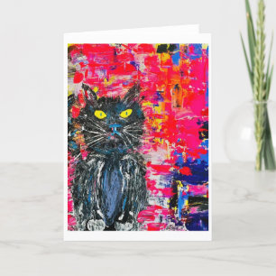 Convite Retrato de um Chat Noir<Blank Inside>