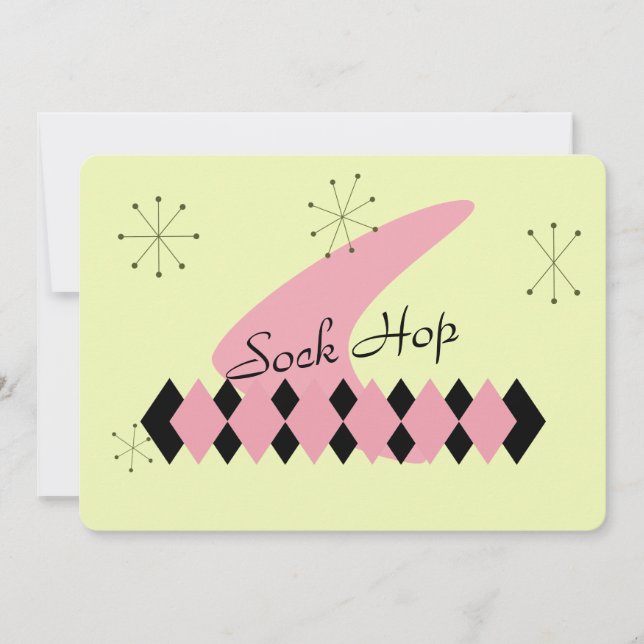 Convite retro da idade atômica (Frente)