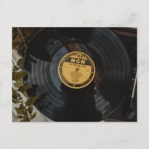 Convite Retro Vinil Casamento - Que Haja Amor