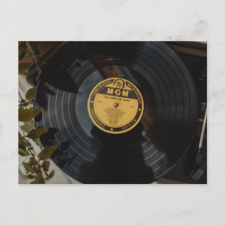 Convite Retro Vinil Casamento - Que Haja Amor