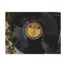 Convite Retro Vinil Casamento - Que Haja Amor