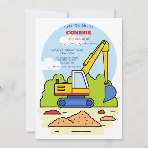 Convite Retroescavadeira