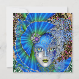 Convite Revisto para a Mardi Gras Mascarada