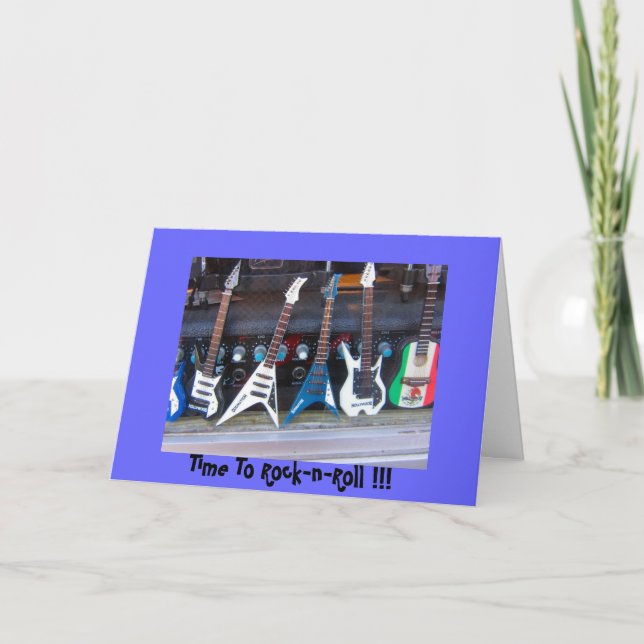 Convite Rocha-n-Rolo do tempo (Frente)