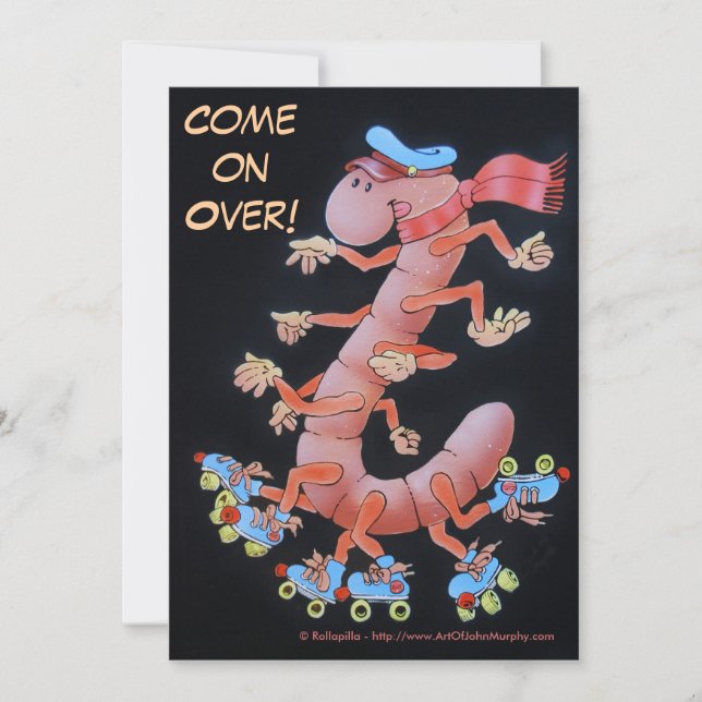 Convite - Rollapilla para crianças (Frente)