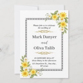 Convite Romântico para Casamento | Modelo Personal