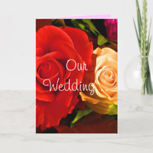 Convite Rosa Amarela Vermelha