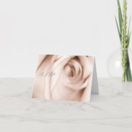 Convite rosa avermelhada, placa RSVP