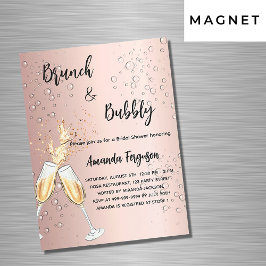 Convite Rosa Brunbble Chá de panela luxúria