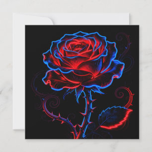 Convite Rosa Neon