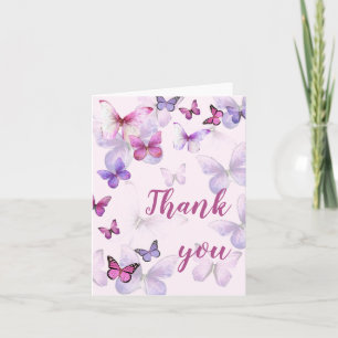 Convite Rosa Um Pequeno Dentro De Vazio De Borboleta