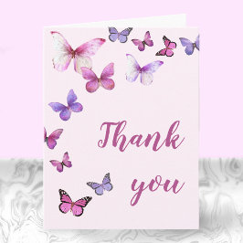 Convite Rosa Um Pequeno Dentro De Vazio De Borboleta