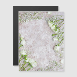 Convite Rosas Brancas de Casamento
