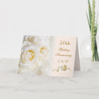 Rosas de creme brancos, aniversário de casamento