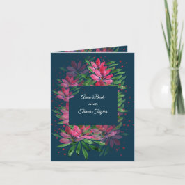 Convite Rosas Vermelhas Aquarela Pintada à Mão