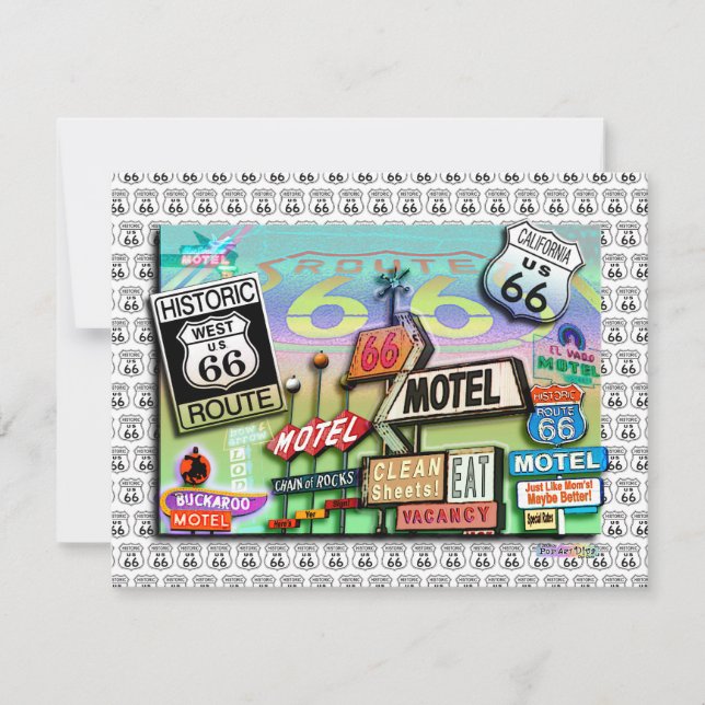 Convite - rota 66 a estrada 18SQ da mãe (Frente)