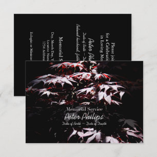 Convite roxo da cerimonia comemorativa do bordo