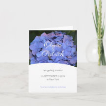 Roxo Pastel Hortênsia Casamento Salve a Data