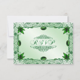 Convite RSVP de 55 Aniversário de Casamento Elegan