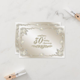 Convite RSVP de Aniversário de Casamento de 30