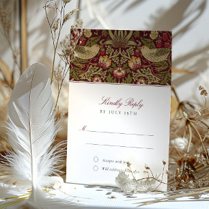 Convite RSVP para Casamento do Ladrão de Morango