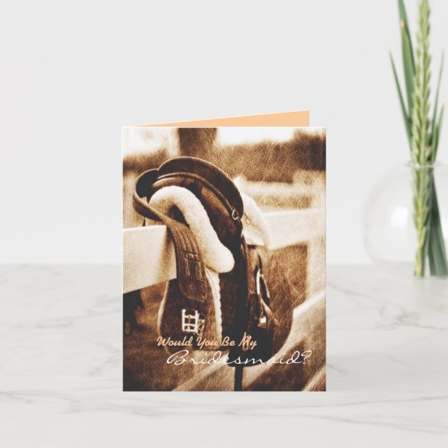 Convite Russo cowboy Ocidental Você Será Minha Porta-Cabra (Frente)