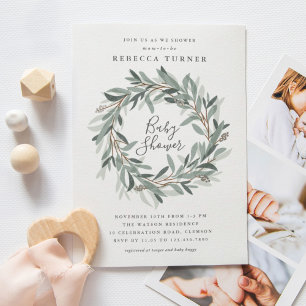 Convite russo para chá de fraldas de cupão