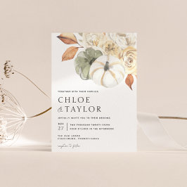 Convite Rustic Autumn Weditation