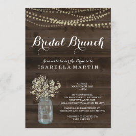 Convite Rustic Bridal Brunch