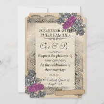 Convite Rustic Wedding Card