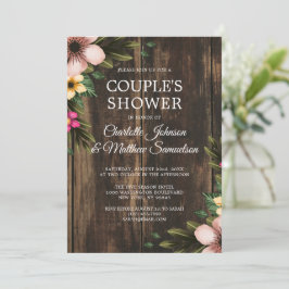 Convite Rustic Woodsy Elegant   Country Party