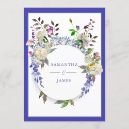 Convite rústico do casamento da peônia do país