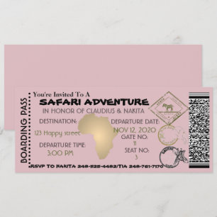 Convite Safari