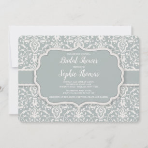 Convite Sage Damask