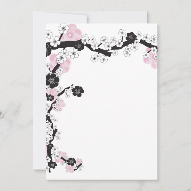 Convite Sakura (Frente)